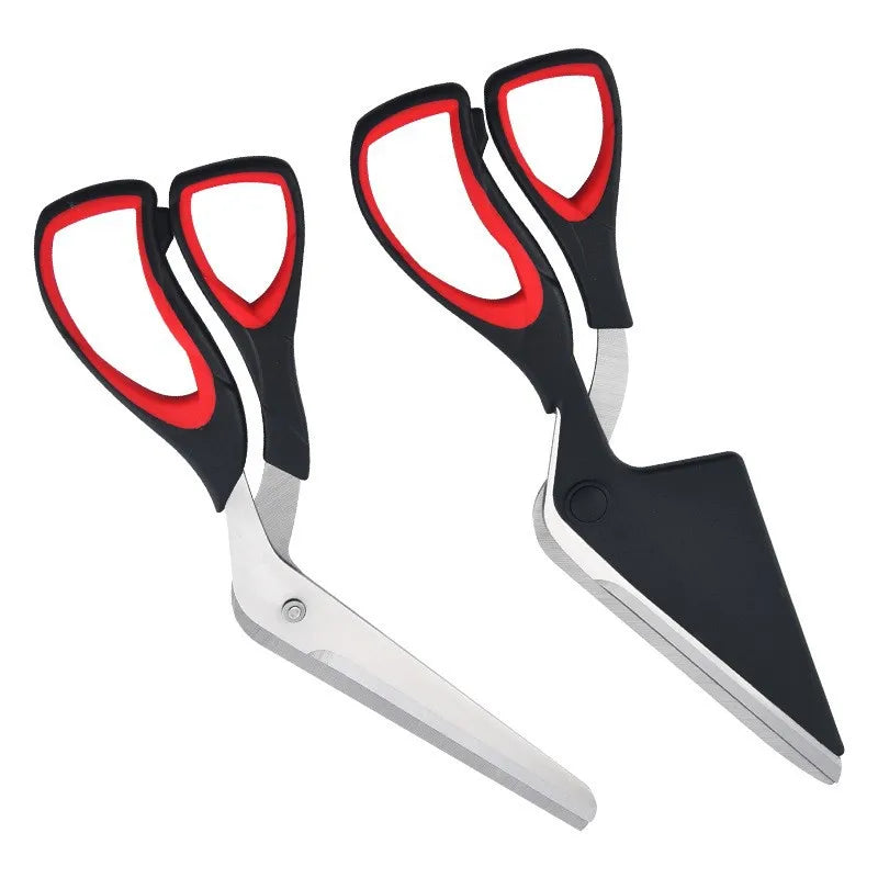 Pizza Scissors with Detachable Stainless Steel Blade – Ergonomic Non-Slip Handle Cutting Tool