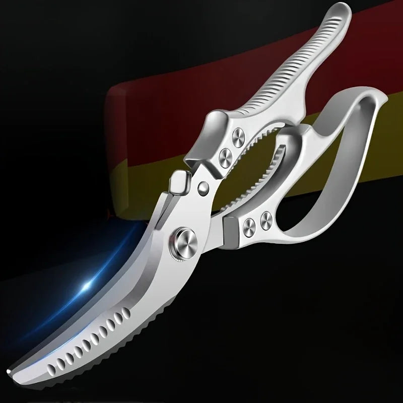 Stainless Steel Kitchen Scissors – Heavy-Duty Poultry & BBQ Scissors (1 Pc)