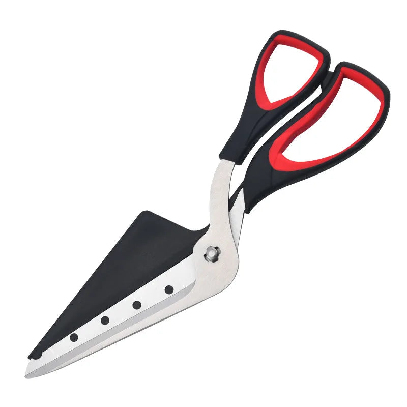 Pizza Scissors with Detachable Stainless Steel Blade – Ergonomic Non-Slip Handle Cutting Tool