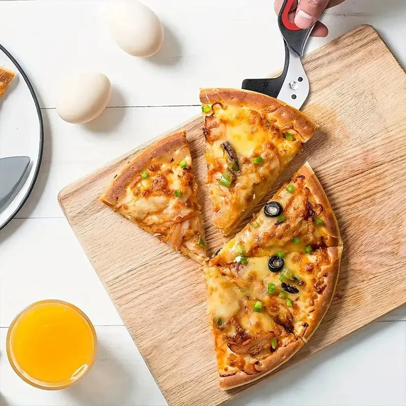 Pizza Scissors with Detachable Stainless Steel Blade – Ergonomic Non-Slip Handle Cutting Tool