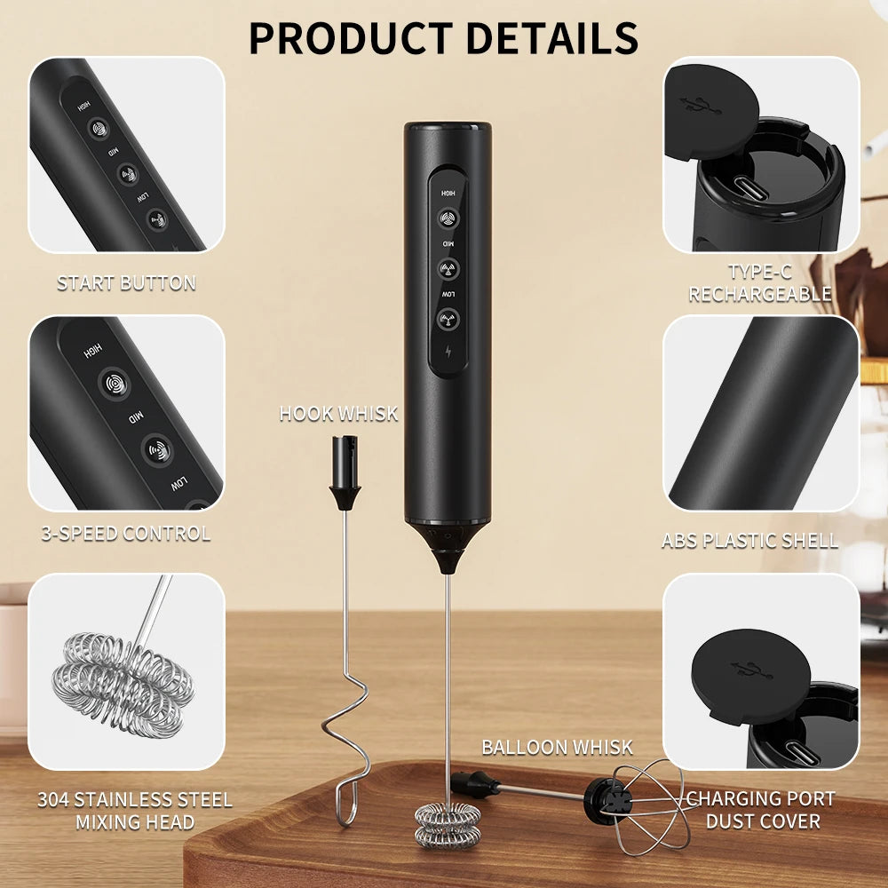 TriFoam 3-Speed Electric Milk Frother