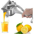 Manual Citrus Juicer – Heavy-Duty Metal Fruit Juice Squeezer