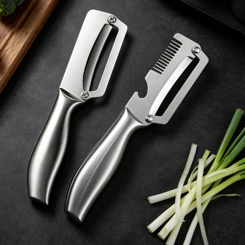 GripPeel Pro Stainless Steel Vegetable Peeler