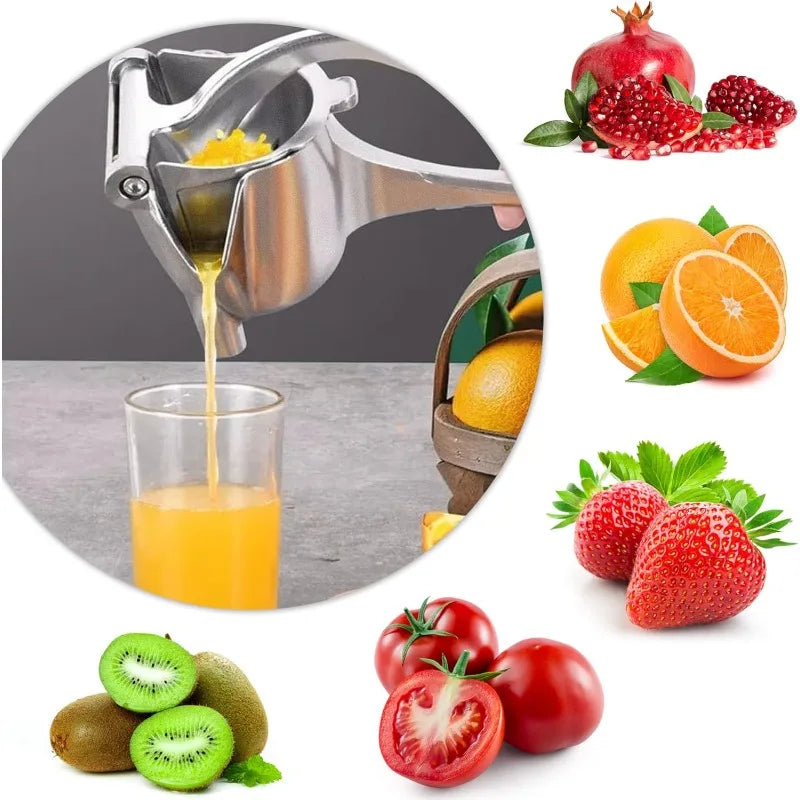 Manual Citrus Juicer – Heavy-Duty Metal Fruit Juice Squeezer