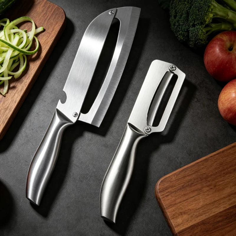 GripPeel Pro Stainless Steel Vegetable Peeler