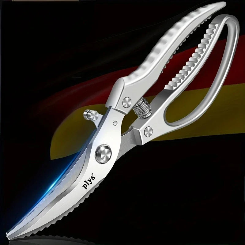 Stainless Steel Kitchen Scissors – Heavy-Duty Poultry & BBQ Scissors (1 Pc)