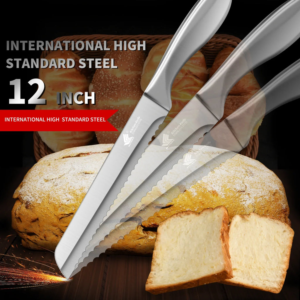 SteelEdge Serrated Bread Knife