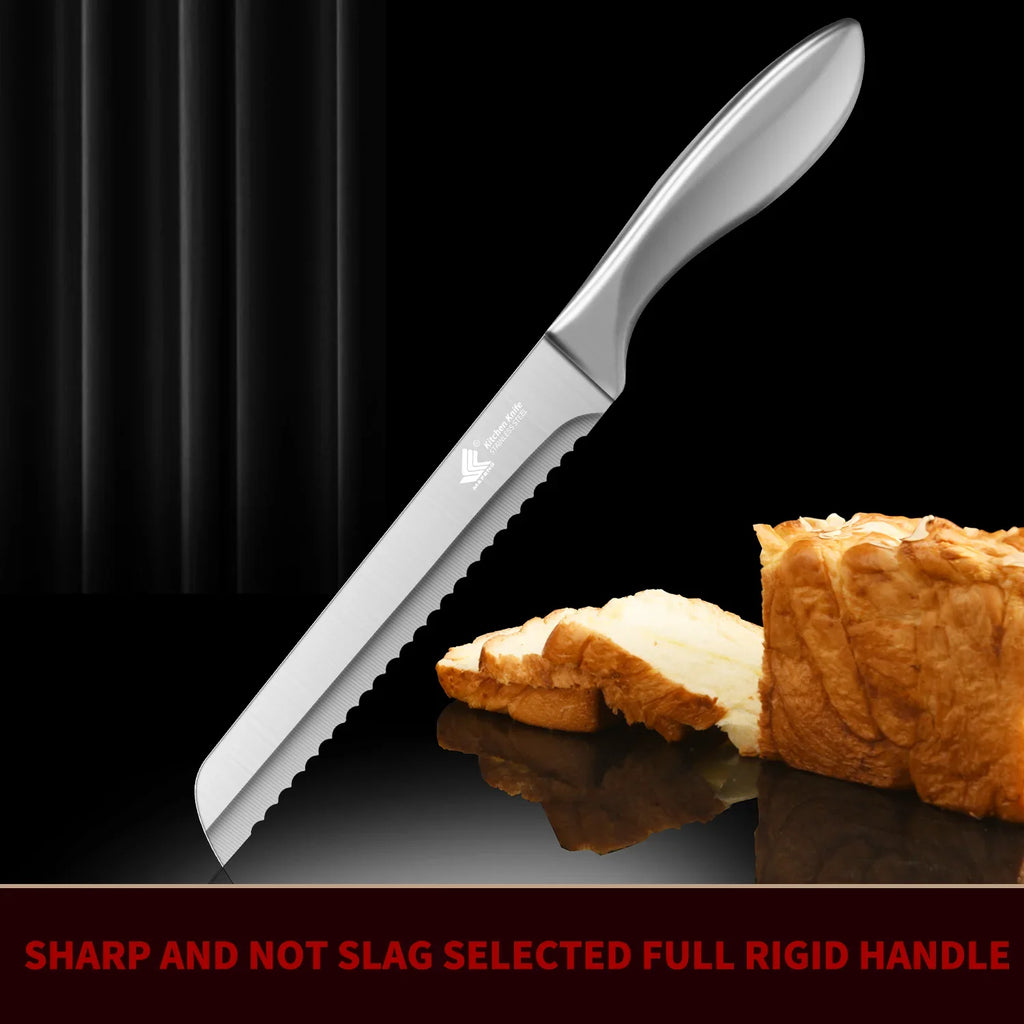 SteelEdge Serrated Bread Knife