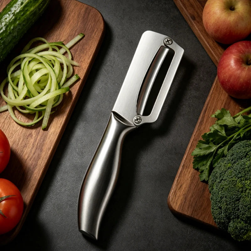 GripPeel Pro Stainless Steel Vegetable Peeler