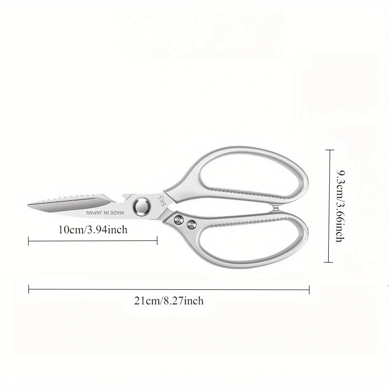 Stainless Steel Kitchen Scissors – Heavy-Duty Poultry & BBQ Scissors (1 Pc)