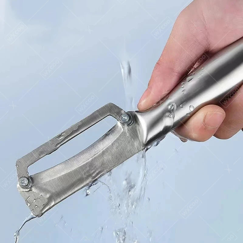 GripPeel Pro Stainless Steel Vegetable Peeler