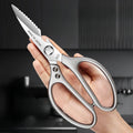 Stainless Steel Kitchen Scissors – Heavy-Duty Poultry & BBQ Scissors (1 Pc)