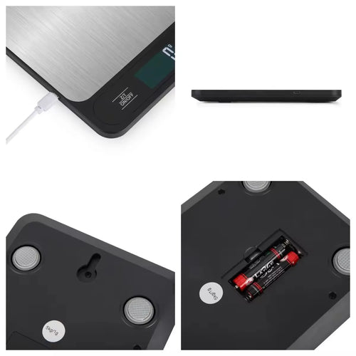 Digital Kitchen Scale – Smart Waterproof Electronic Food & Coffee Scale for Baking & Cooking